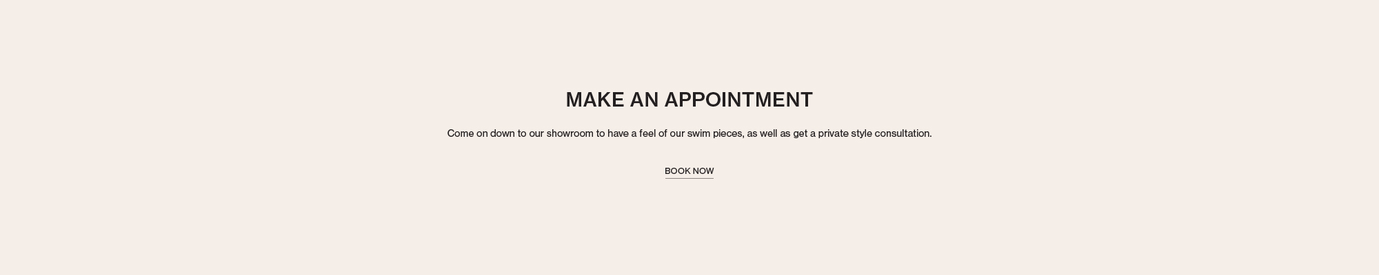 Make an appointment to Align Swim showroom