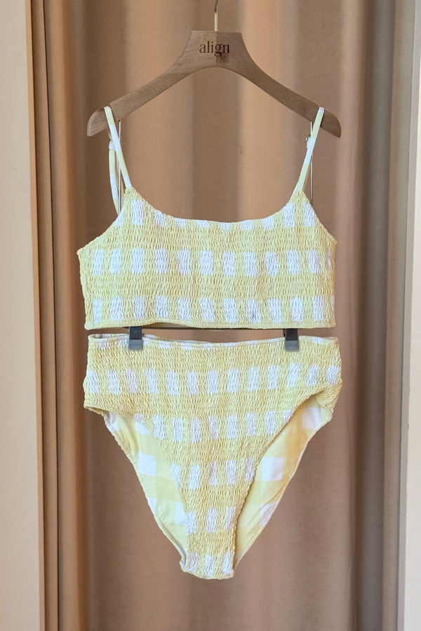 SAMPLE SALE: Ivy Top & Ava Bottom - Buttercup L