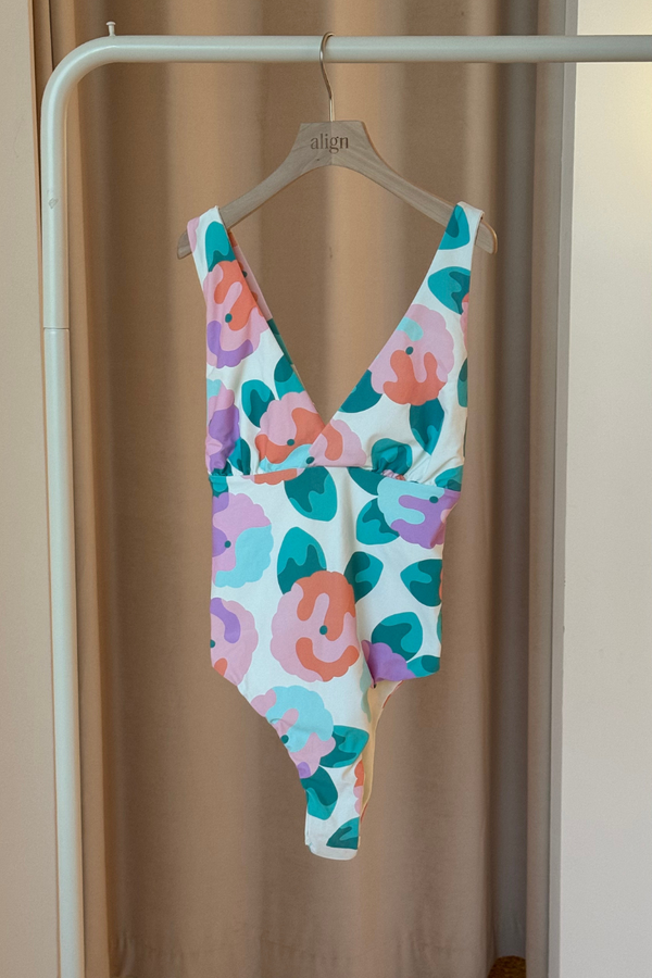 SAMPLE SALE: Ana One-Piece - Flores L