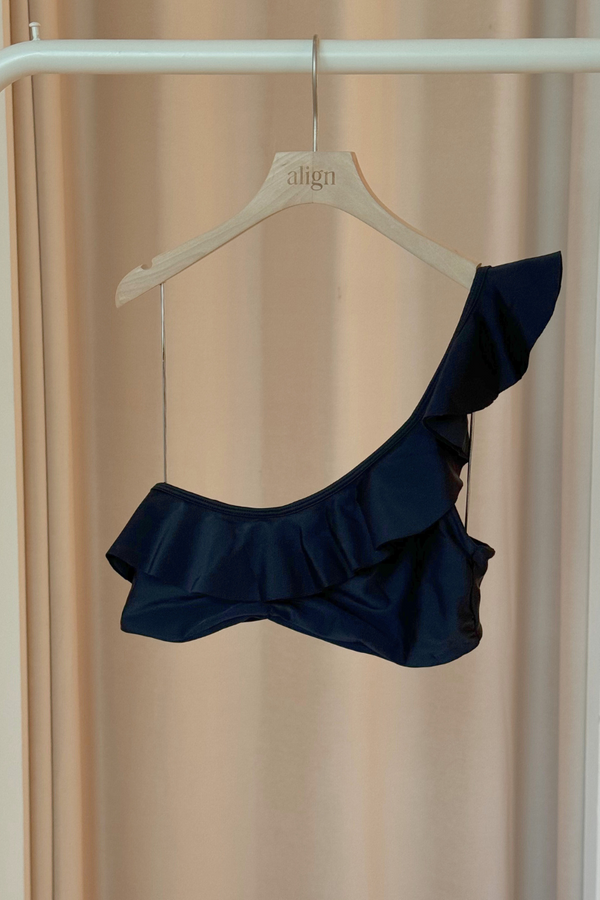 SAMPLE SALE: Leia Ruffles Bandeau - Ebony L