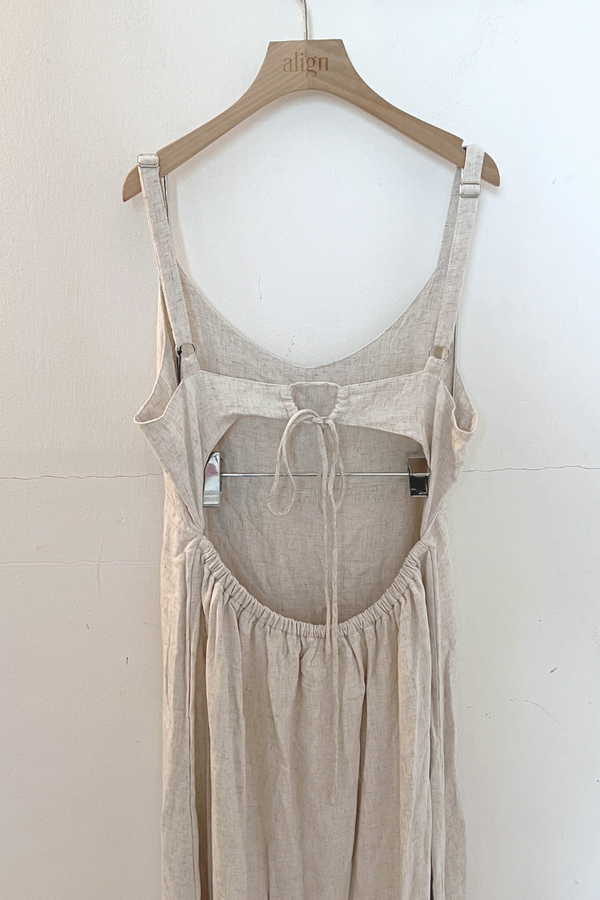 SAMPLE SALE: Enya Maxi Dress - Natural M/L