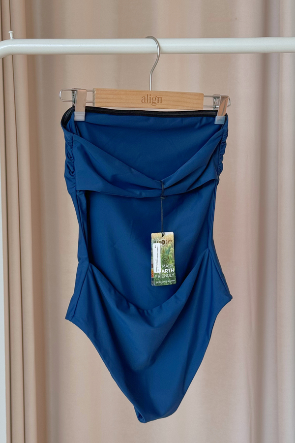 SAMPLE SALE: Bandeau One-Piece - Bleu S/M