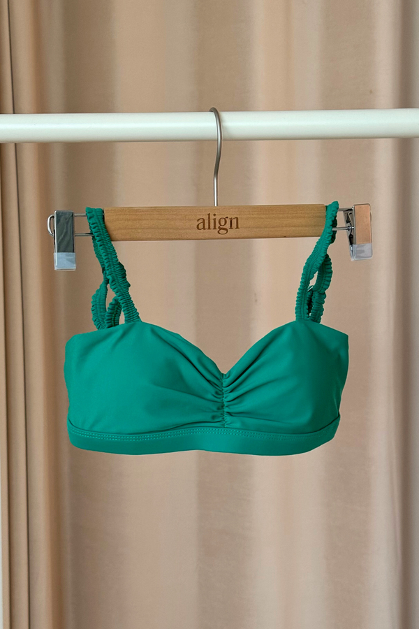 SAMPLE SALE: Mila Top - Emerald XS